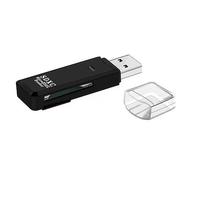 Wansurs USB 2.0 SD-Kartenleser – kompatibel mit PC- und Kamera-Speicherkarten – einfache Übertragung von Fotos und Videos – Micro-SD-Karte auf USB-Adapter