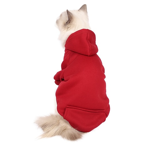 Hund Kapuzensweatshirt Mode Winter Warm Mode Bequem Outdoor Alltagskleidung Innen Hundebekleidung for Klein Mittelgroß Image