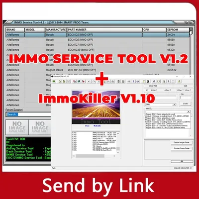2025 Hot sell ImmoKiller V1.10 New IMMO Off Software v1.1 ECU Programmer IMMO SERVICE TOOL V1.2 Immo Off Software 2 in 1