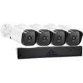 BES - Kit Con d-nvr 4 Telecamere 5MP Videosorveglianza Wifi App jortan 4 Canali