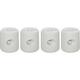 Set 4 pesi zavorra cilindrici per gazebo Barnum Tent dim Ø 22 / Ø 24 x 25H cm in polietilene bianco