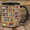 Vintage Books Mug Books Coffee Cup Mug Library Books Lover Gifts Book Vintage Bookshelves Librarian Coffee Mug Teacher Mug Gifts