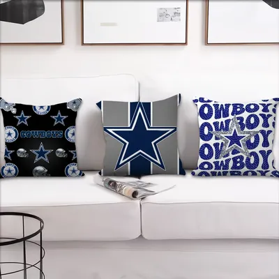 COOL Fashion D-Dallas C-Cowboys Kissenbezug, bequemes weiches Kissen für Sofa, Heimbüro, Dekoration Image