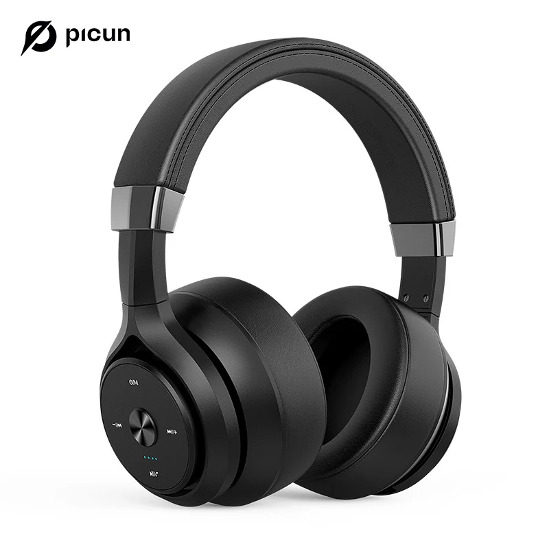 Picun P28X Kabellose Kopfhörer Bluetooth 5.3 Headset mit Rauschunterdrückung Dual Drive Units Bass Over-Ear-Kopfhörer Klassisches Headset Image