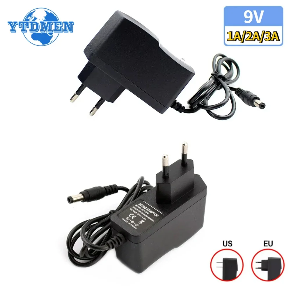 AC zu DC 9V Adapter Netzteil 220V zu 9V 1A 2A 3A Universal Schaltnetzteil Quelle Ladegerät Image