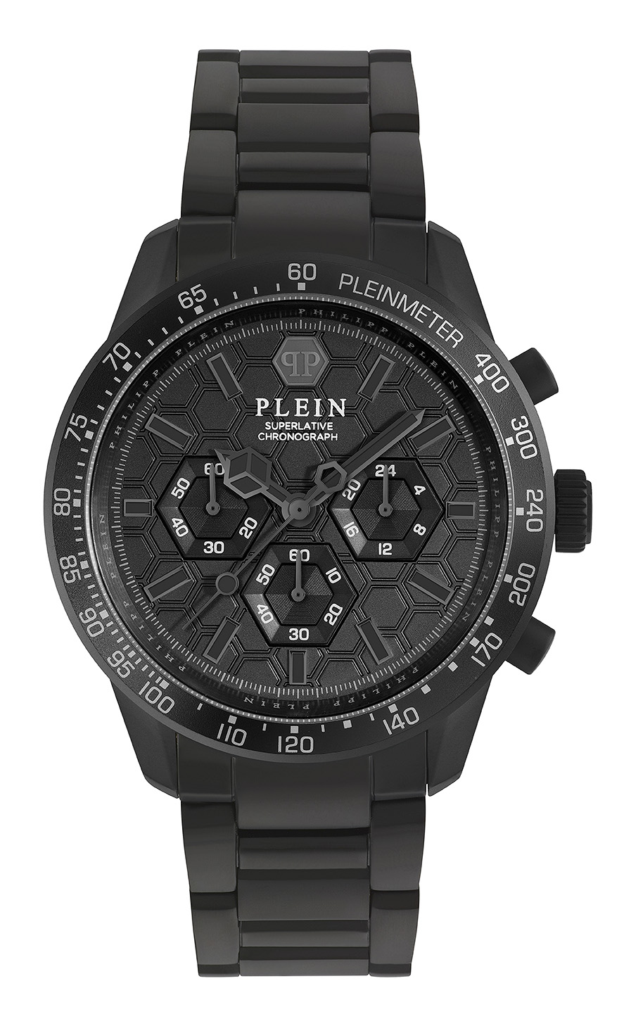 Philipp Plein Pleinmeter Herren Schwarz Uhr PWPYA0624 Image