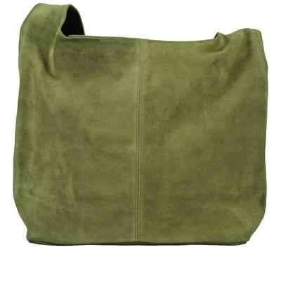 Hausfelder Manufaktur Beuteltasche Velours Oliv Damen Image