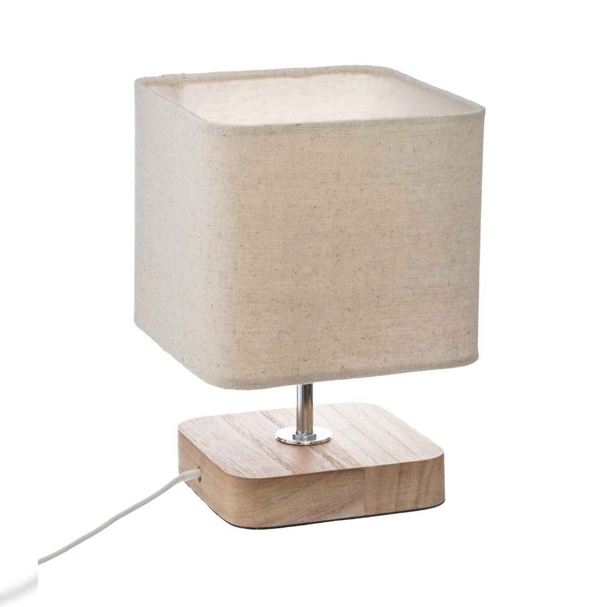 Atmosphera Holztischlampe H. 21 cm. Image