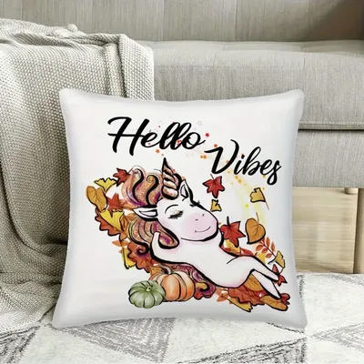 Miniso Disney Herbst Weihnachts geschenke Santa Claus und Elch Wurf kissen bezug Set Polka für Sofa Image