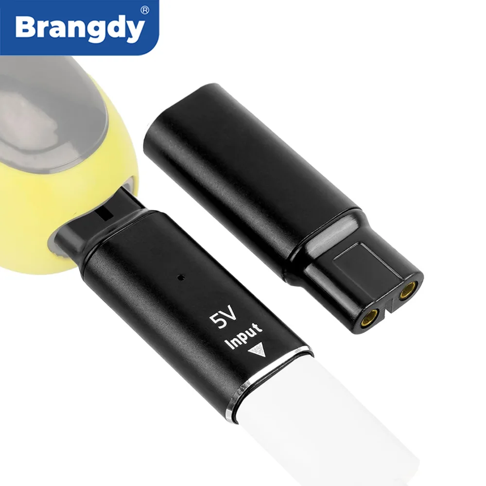 Brangdy 5V Typ-C Rasierer-Adapter Ladekonverter für Philips One Blade QP2520 QP2620 QP2510 QP2515 mit Ladeanzeige Image