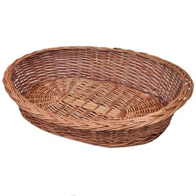 vidaXL Willow Dog Basket/Pet Bed Sofa Couch Comfy Dog Sleep Nest Cave Natural