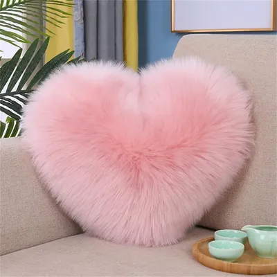 Herzform Dekokissen Kissen Plüsch Liebe Form Kissen Spielzeug Home Dekorative Kissen Hochzeitsdekoration Image