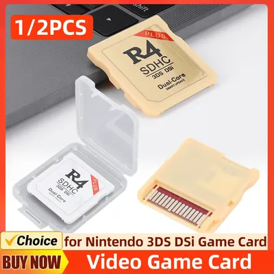 Burning Card Flashcard Gold White Videospiele für R4 SDHC Videospiel-Speicherkarte Laden Sie selbst Image