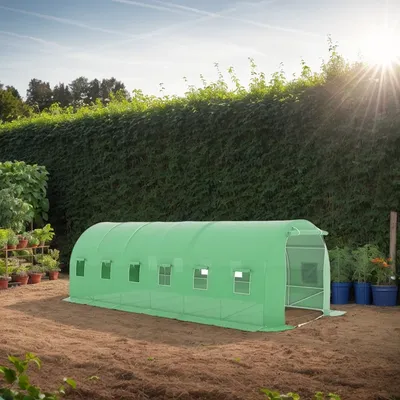 Heavy Duty Large Walk-in Greenhouses Tunnel Green Houses Outdoor Portable Hot Plant Gardening Greenhouse