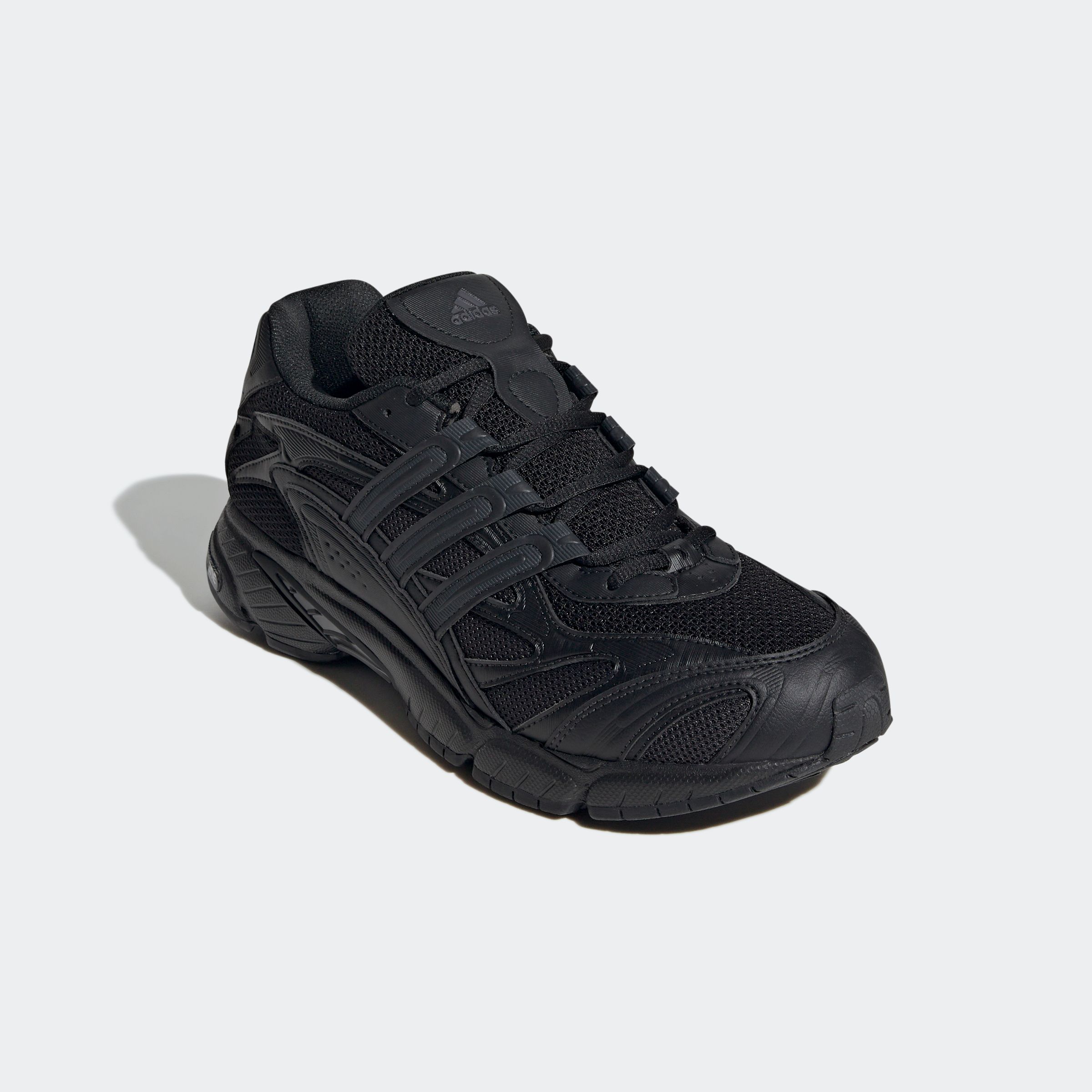 Sneaker ADIDAS ORIGINALS "TEMPER RUN 2.0", Gr. 47, schwarz (core schwarz, core schwarz, core schwarz), Synthetik, Textil, Sportlich, Schuhe Image