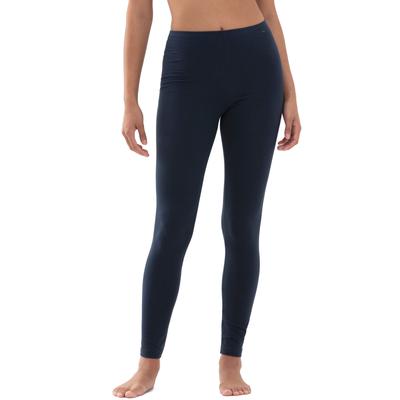 Leggings MEY "SERIE COTTON PURE", Damen, Gr. 40, N-Gr, blau (night blau), Single Jersey, Obermaterial: 94% Baumwolle, 6% Elasthan, casual, lang, Hosen, Elastischer Bund Image