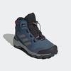 Wanderschuh ADIDAS TERREX "TERREX MID GORE-TEX", Gr. 36, bunt (wonder steel, grau three, semi impact orange), Textil, Synthetik, sportlich, Schuhe, wasserdicht