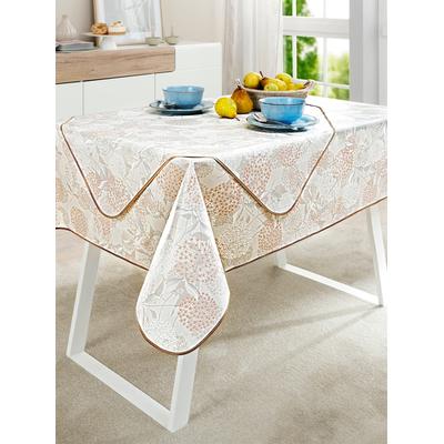 Tischdecke Gr. 1, weiß (sand, rosé, bedruckt), B:80cm L:80cm, Tischdecken Image