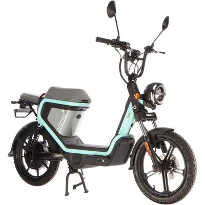 E-Motorroller SAXXX "Prima E", blau (türkis, grau), Elektromotorroller, 25 km/h, B:68cm H:103cm L:172cm