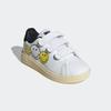 Klettschuh ADIDAS SPORTSWEAR "ADVANTAGE 2.0", Gr. 35, weiß (cloud weiß, bright gelb, core schwarz), Synthetik, Textil, sportlich, Schuhe, Design auf den Spuren des adidas Stan Smith