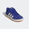 Sneaker ADIDAS SPORTSWEAR "GRAND COURT 00S KIDS", Gr. 33, blau (semi lucid blau, sanftes weiß, gum10), Leder, Synthetik, sportlich, Schuhe, Design auf den Spuren des adidas Superstar