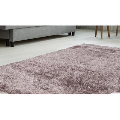 Hochflor-Teppich KAYOOM "Diamond 700", grau (taupe), B:120cm H:45mm L:170cm, Kunstfaser, Teppiche, weiche Microfaser, Langflor, Shaggy, Melange, Wohnzimmer Image