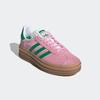 Sneaker ADIDAS ORIGINALS "GAZELLE BOLD", Gr. 41, rosa (true pink, grün, cloud weiß), Leder, Synthetik, sportlich, Schuhe, Topseller