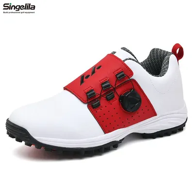 2024 New Men's Golf Shoes Professional Golf Sports Shoes Waterproof Sports Shoes Golf Non-slip Shoes