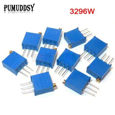 10PCS 3296W Potentiometer Präzision Einstellbarer Widerstand Multi-turn Trimmen 1K 2K 5K 10K 100K 103 100R Trimmer Potentiometer Image