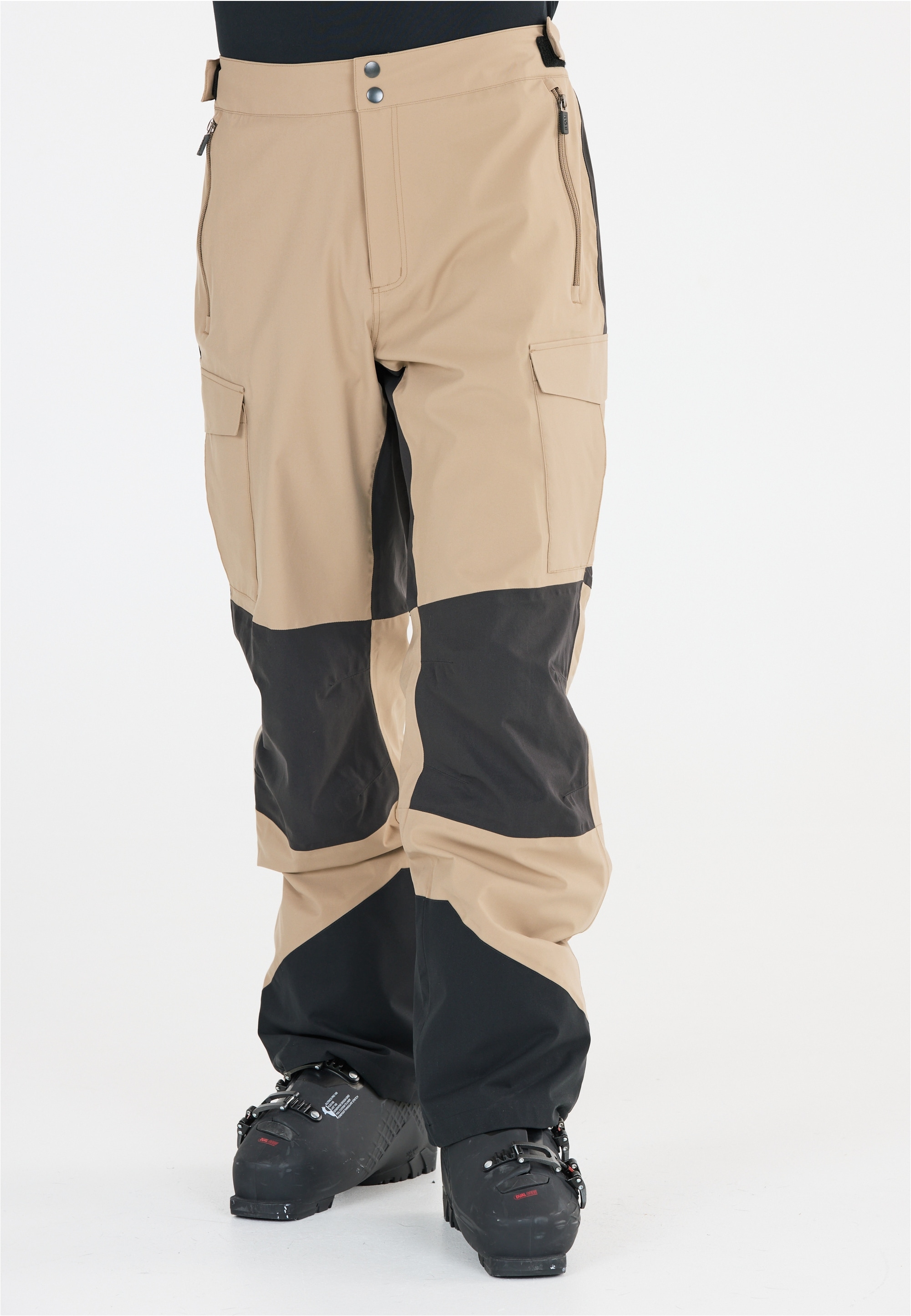 Skihose SLOPE "Bandone", Herren, Gr. L, EURO-Größen, beige, 100% Polyester, mehrfarbig, lang, Hosen, Im wasser- und winddichten Design Image