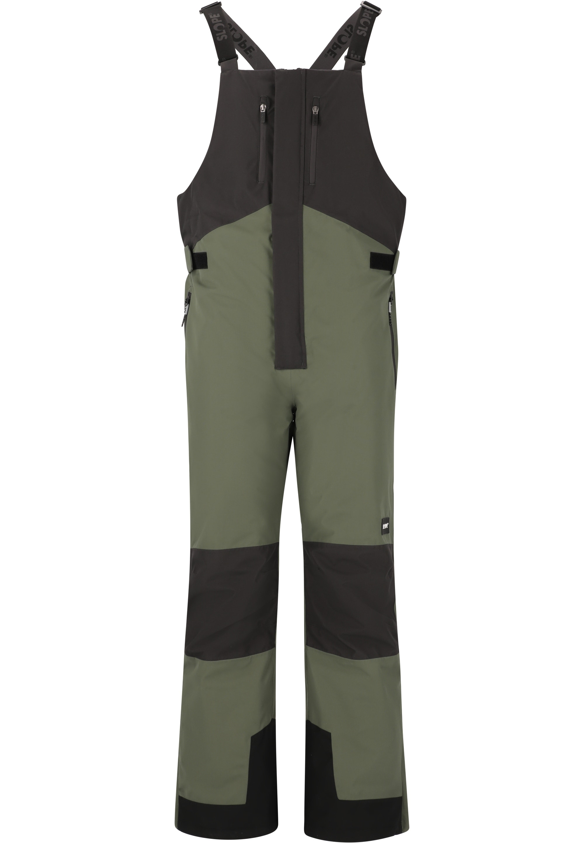Skihose SLOPE "Kenwood", Herren, Gr. XL, EURO-Größen, grün, 100% Polyester, unifarben, lang, Hosen, im ausgeklügelten Latzhosen-Design Image