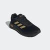 Walkingschuh ADIDAS SPORTSWEAR "CLOUDFOAM COMFY", Gr. 41, schwarz (core schwarz, gold metallic, core schwarz), Textil, Synthetik, sportlich, Schuhe