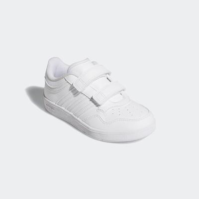 Klettschuh ADIDAS SPORTSWEAR "HOOPS 4.0", Gr. 30, schwarz-weiß (cloud weiß, cloud weiß, core schwarz), Synthetik, sportlich, Schuhe Image