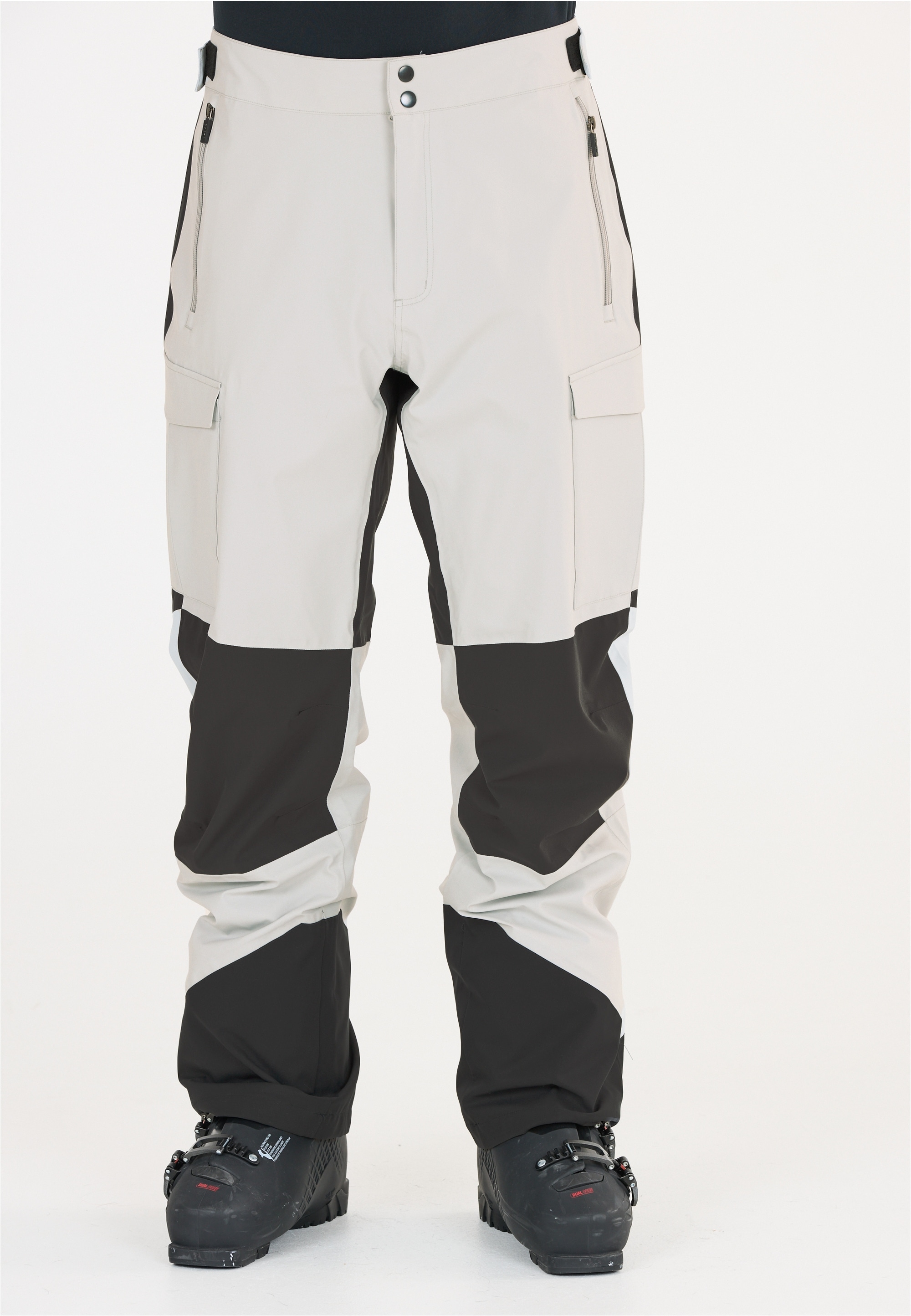 Skihose SLOPE "Bandone", Herren, Gr. XXL, EURO-Größen, grau, 100% Polyester, mehrfarbig, lang, Hosen, Im wasser- und winddichten Design Image