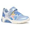 Sneaker GEOX "J FADINLIGHT GIRL Blinkschuh", Kinder, Gr. 32, blau, Textil, Synthetik, modisch, Schuhe, Disney Sneaker, Klettschuh mit Glitzer und Cinderella Motiv, Blinki