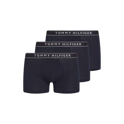 Trunk "3P TRUNK DTM", Herren, Gr. L (52), blau (des sky, des sky, des sky), Jersey, Obermaterial: 95% Baumwolle, 5% Elasthan, TOMMY HILFIGER UNDERWEAR, unifarben, körpernah, Unterhosen, mit Logobund Image