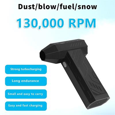 Multifunctional Mini Turbo Jet Fan Jet Dry Blower Super Jet Fan Blower 130000 RPM Cordless Air Blower Car Dryer USB-C Rechargeable for Cleaning