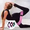 Exercise Fitness Resistance Bands Hip Stretch Yoga Legs Butt Anti Slip Band Elastic Fitness Workout