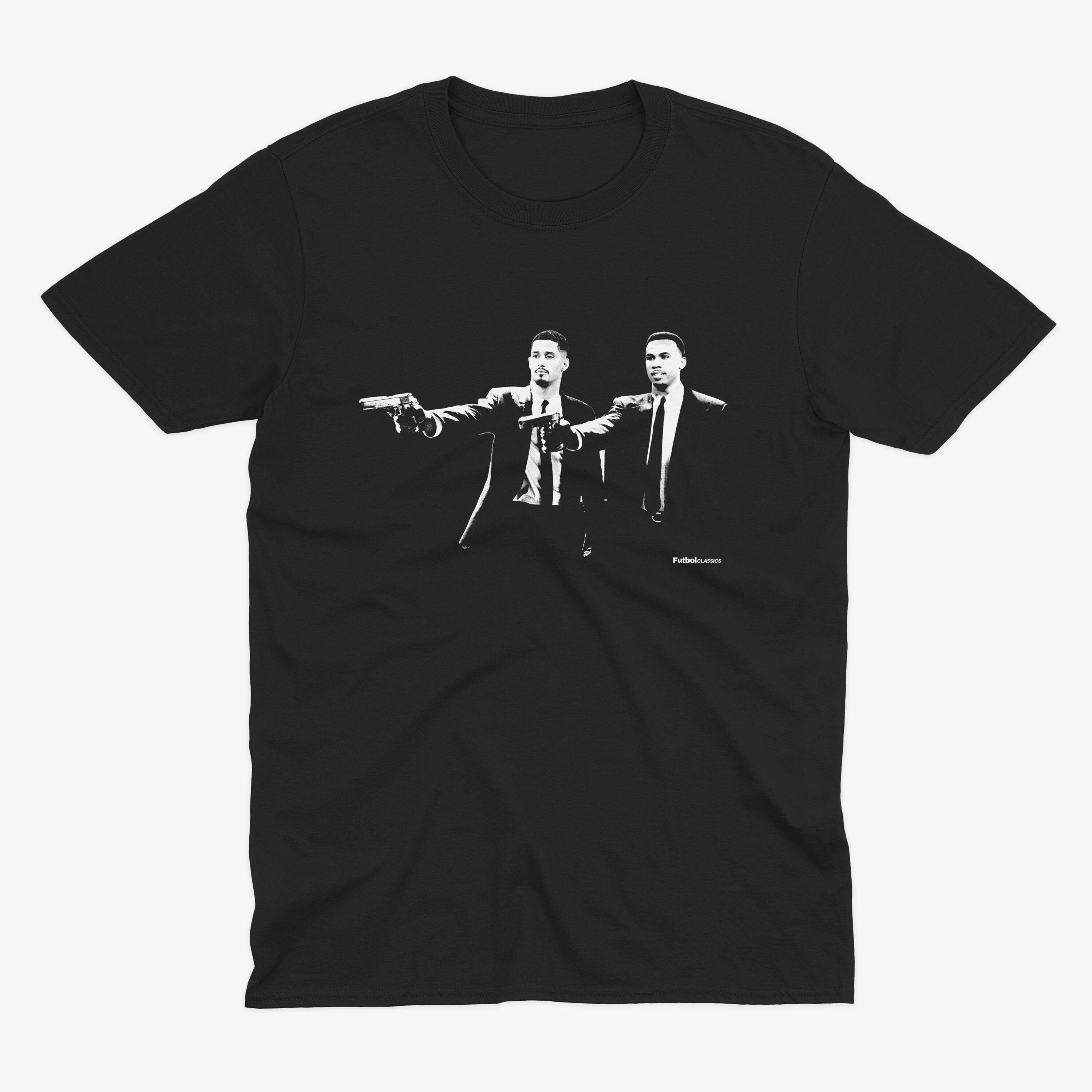 Maglietta stile Pulp Fiction di William Saliba e Gabriel Magalhães / Maglietta dell'Arsenal England / Tifoso dell'Arsenal / Maglietta dell'Arsenal / M