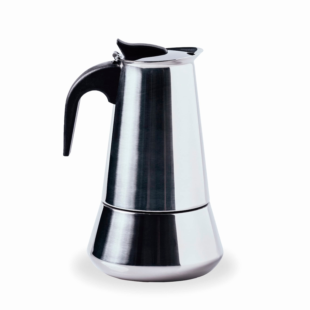 Lacor – 62036 – italienische Kaffeemaschine Milan, Express-Kaffeemaschine, Edelstahl 18/10, Fassungsvermögen für 6 Tassen Image