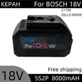 18v 8AH per BOSCH Professional 18V 21700 batteria ProCORE 18V li-ion sostituzione per BAT609 BAT618 con bms