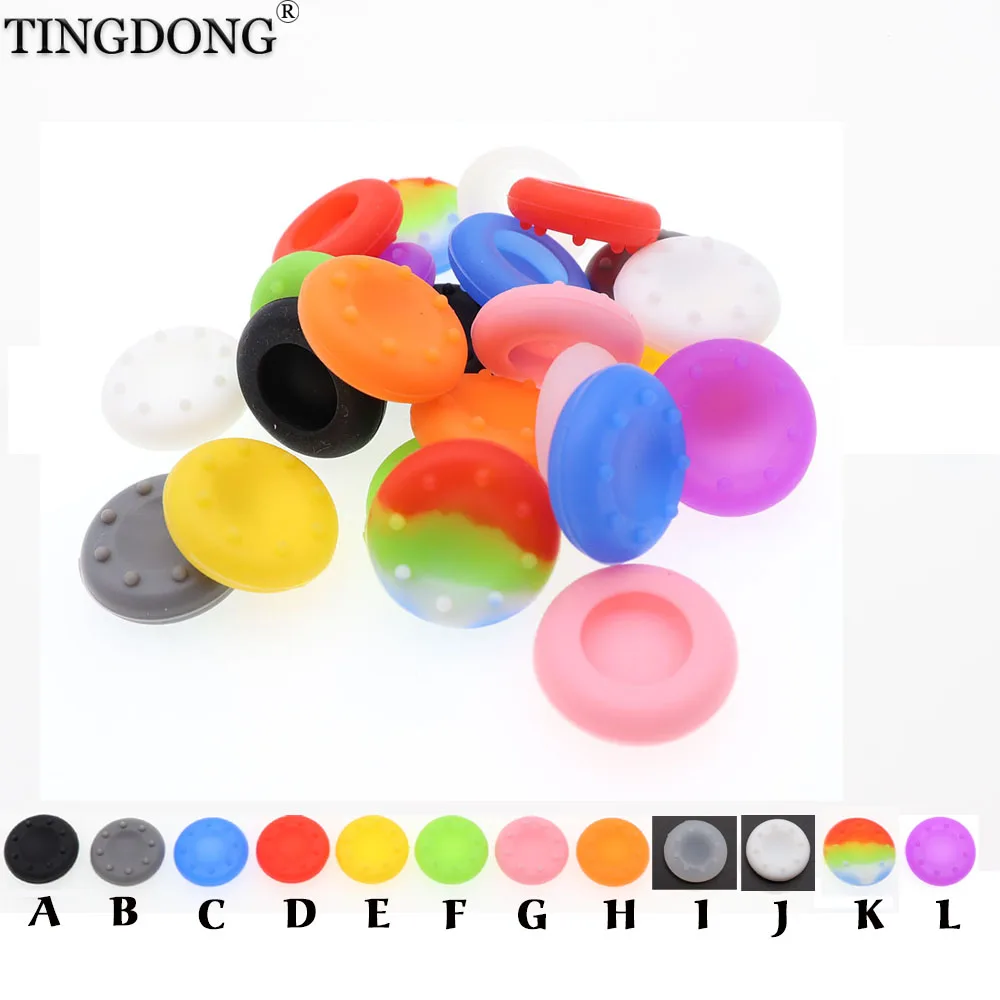 10 Stücke rutschfeste Silikon Analog Joystick Thumbstick Grip Cap Für PS4 PS3 PS2 Thumbstick Abdeckung Kopf Für Xbox One Xbox 360 Steuerung