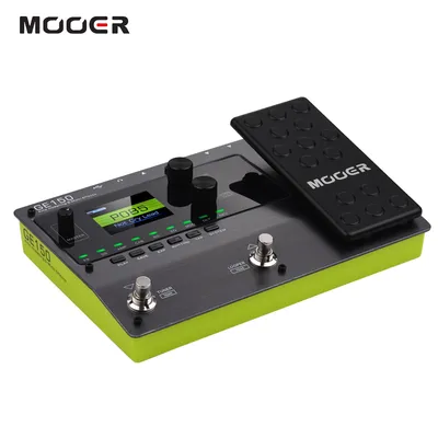 MOOER GE150 Amp Modelling & Multi Effects Pedal 55 Amplifier Models 151 Effects 80s Looper 40 Drum Rhythms 10 Metronome Tap Temp