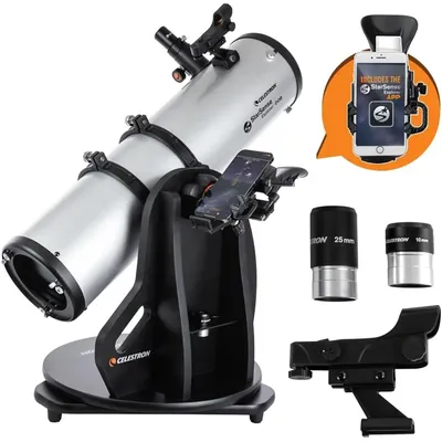 150mm Tabletop Dobsonian Smartphone App-Enabled Telescope – Works with StarSense App to Help You