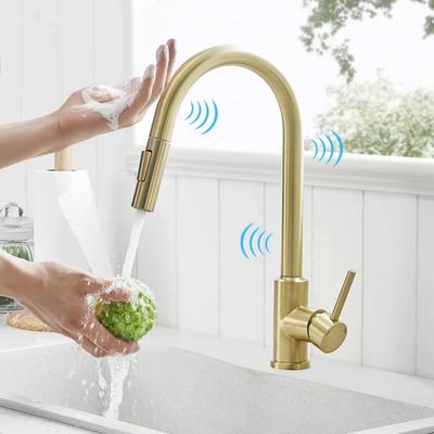 KISRAIS Pulldown Touch Kitchen Faucet