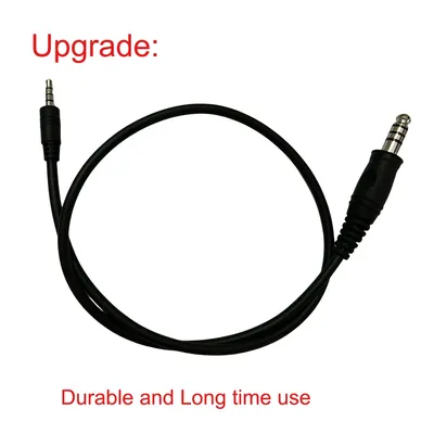 3.5mm/7.1mm U174 Cable Sport Headset Accessories for U94 PCI PTT Adapter Walkie Talkie Motorola Kenwood BAOFENG Radio Gear