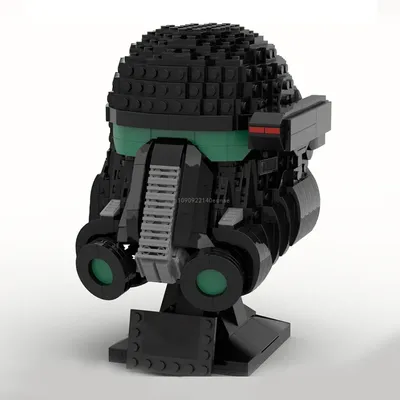 Moc 738 stücke Star Battle DeathTrooper Helme Modell Bausteine Ziegel Diy Bildung Montage Spielzeug Image