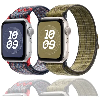 Nylon Sport Strap for Apple Watch Band 49mm for Nike Loop Bracelet iWatch S10 9 8 7 6 5 4 3 se2 Ultra 2 46mm 45mm 44mm 41mm 42mm