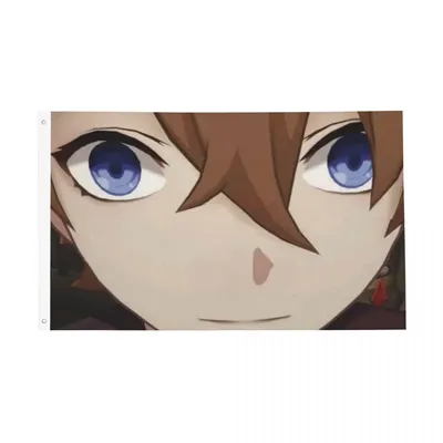 Childe Genshin Impact Flag Indoor Outdoor Banner Polyester Anime Decoration Double Sided 60x90