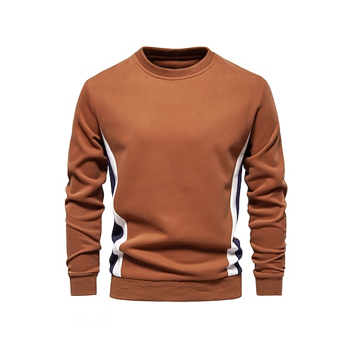 Herren Golf-Pullover Marineblau Braun Grün Langarm Thermowarm Oberteil Herbst Winter Golfkleidung, Kleidung, Outfits, Kleidung Image